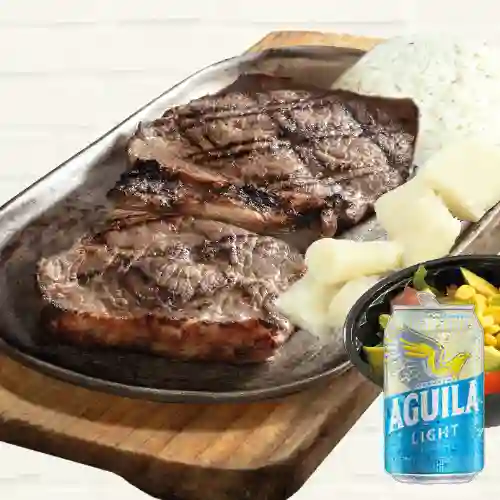 Combo Punta de Anca + Cerveza Aguila Light Lta 330ml