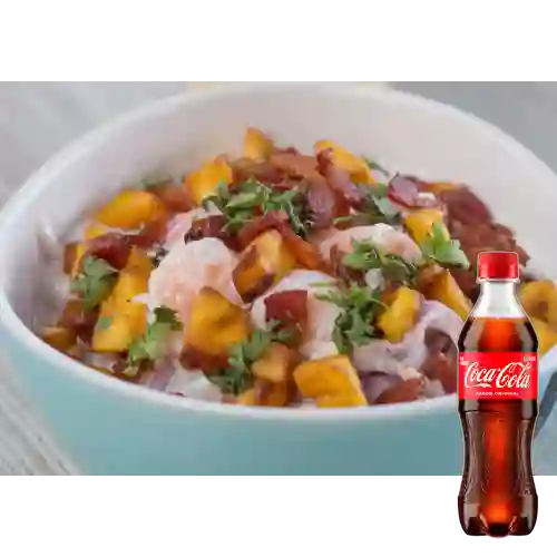 Combo Ceviche Costeño + Coca Cola Original 400 ml