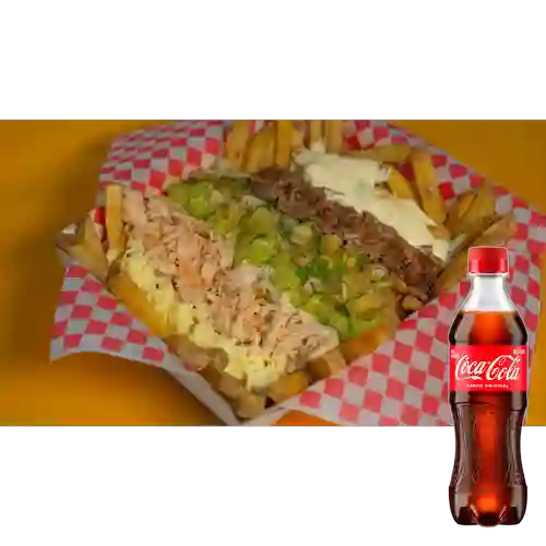 Combo Papas Mixtas + Coca-cola Original 400 ml