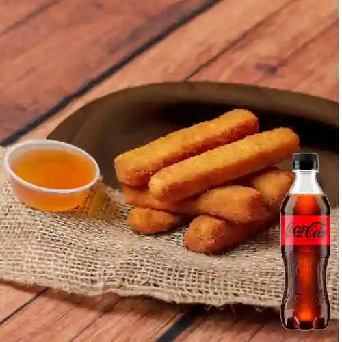 Combo Dedos de Mozzarella *4 + Coca-Cola ZERO 400ml