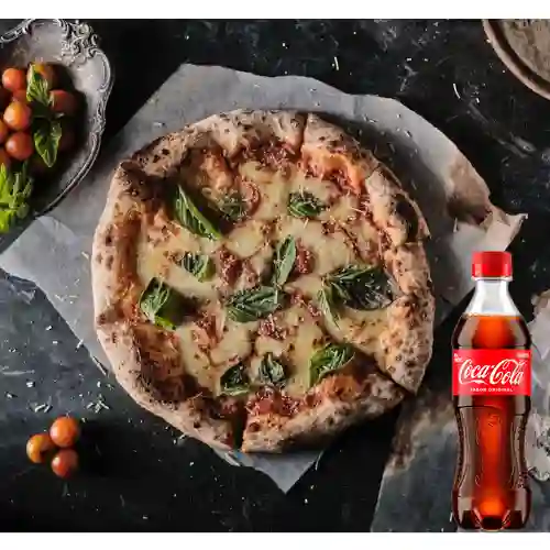 Combo Pizza Margherita + Coca Cola Original 400 ml