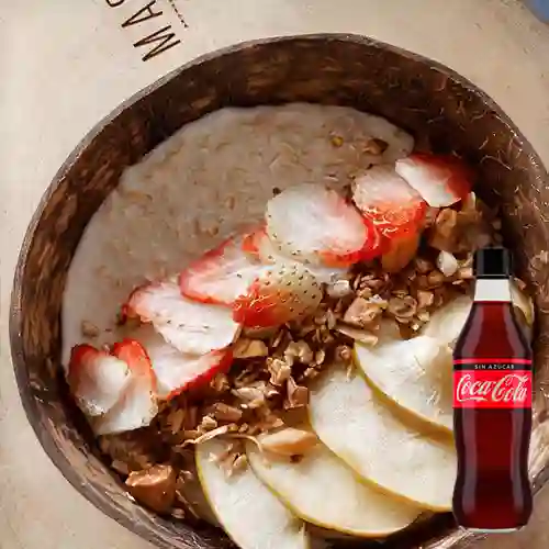 Combo Bowl de Avena + Coca-Cola Sin Azúcar 350 ml