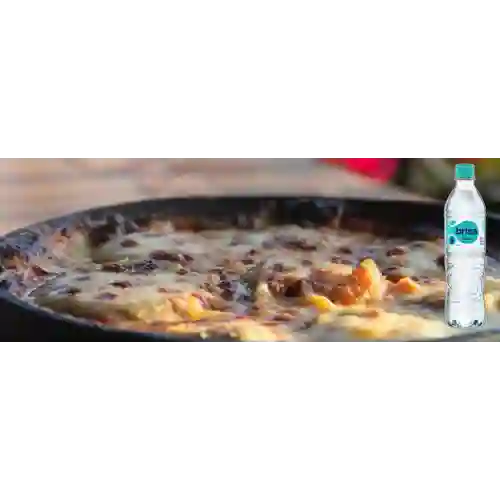Combo Champiñones Tres Quesos + Brisa Sin Gas 600ML
