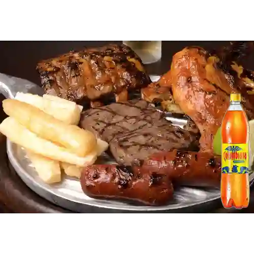 Combo Tabla de Carnes Asadas + Colombiana 1.5 L