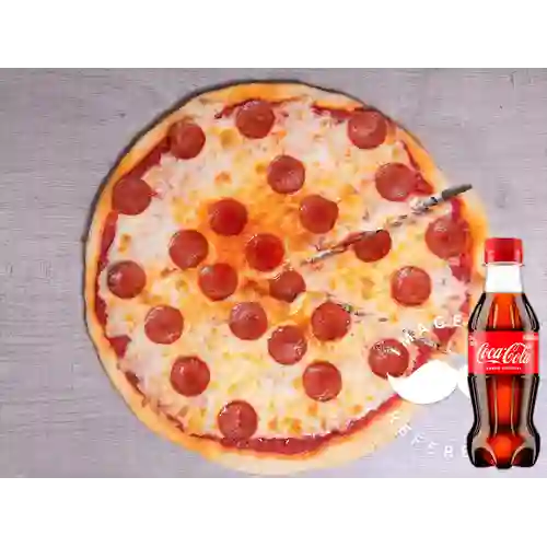 Combo Pizza de Pepperoni + Coca Cola Original 250ML