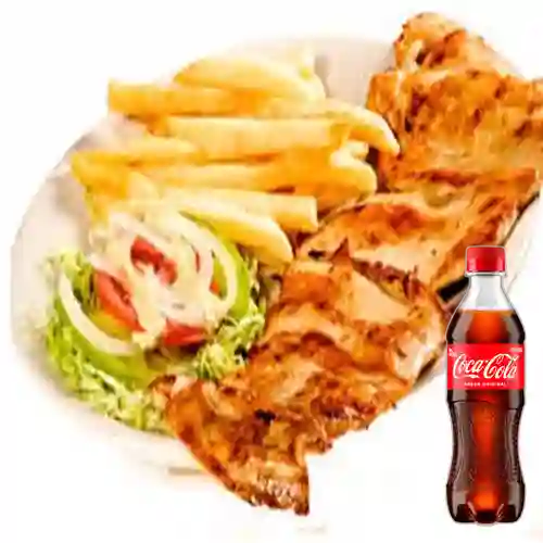 Pechuga a la Plancha Especial +Cocacola Org 400ml