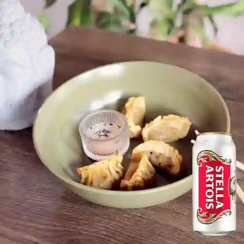 Combo Gyosas de Cerdo&Camaron + Stella 269 ML