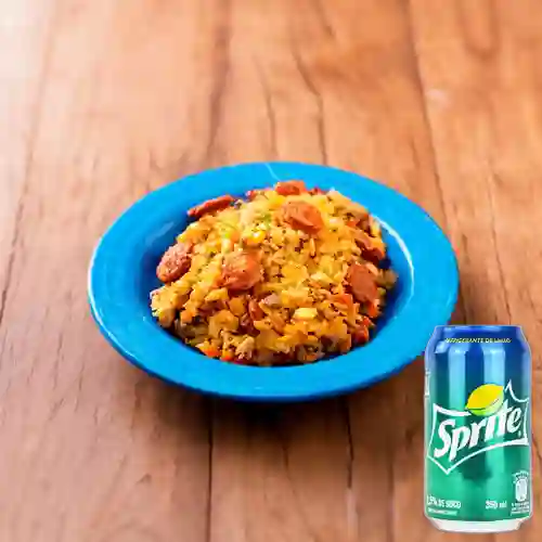 Combo Calentado con Chorizo + Sprite Original 350 ml