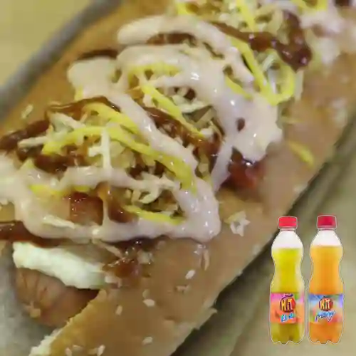 Combo Perro Americano + Jugo Hit 500Ml