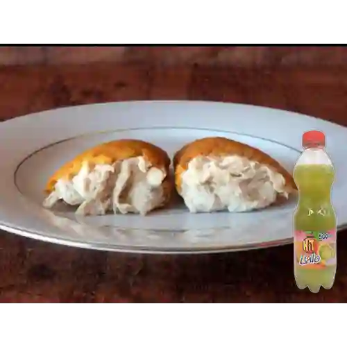 Combo Empanada de Pollo + Hit Lulo 500 ml