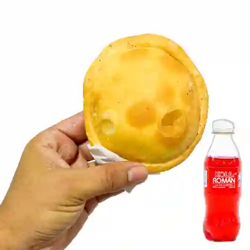 Empanada Harina Grande Ranchera + Kola Roman 250ml