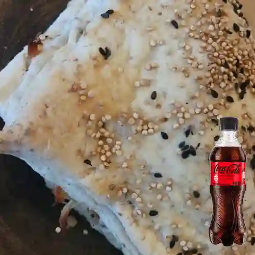 Combo Pastelito de Pollo + Coca Cola Sin Azúcar 400 ml