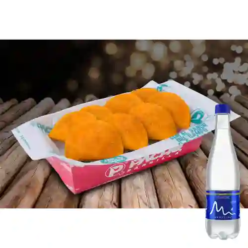 Combo Empanadas + Manantial Sin Gas 600ML