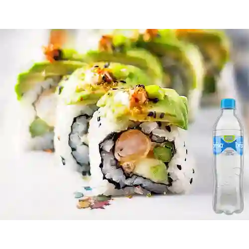 Combo Dragón Roll X 10 + Brisa Sin Gas 600ML