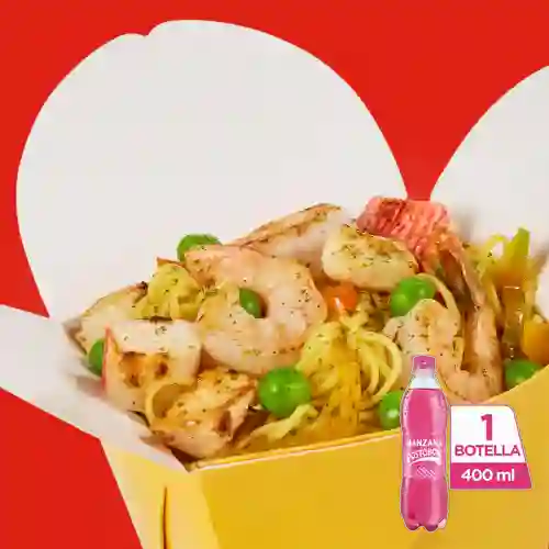 Combo Mediterranea + Postobón Manzana 400 ml