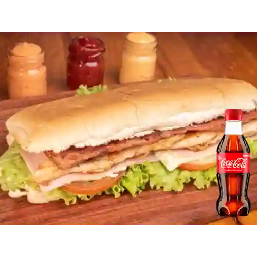Combo Sándwich Mixto + Coca Cola Original 250ML