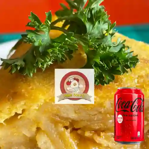 Combo Tortilla Española + Coca Cola Sin Azúcar 330ML