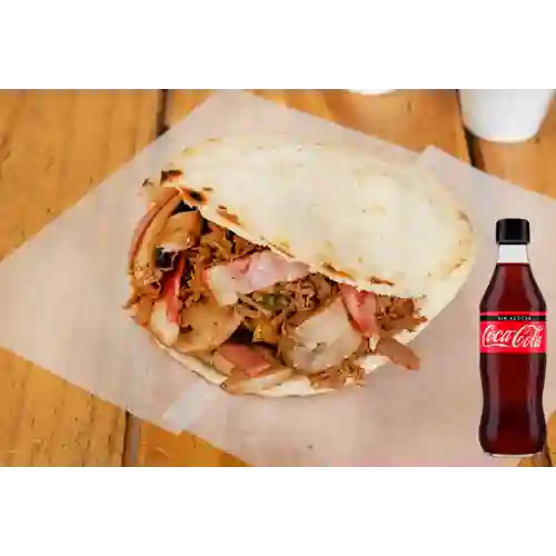 Combo Solomo 3 + Coca-Cola Sin Azúcar 350 ml
