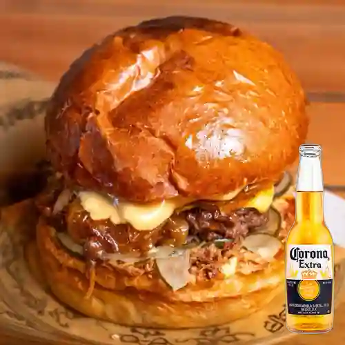Combo Hamburguesa Labar + Corona 330 ml