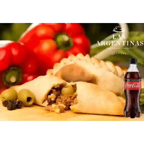 Combo Carne Tradicional + Coca-Cola Sin Azúcar 250 ml