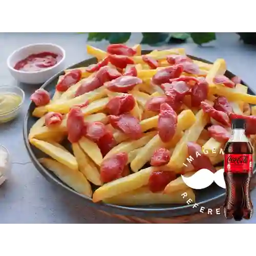 Combo Salchipapa Clásica + Coca Cola Sin Azúcar 400 ml