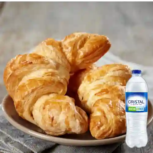 Combo Croissant Queso&Bocadillo +Cristal S/gas 600ml