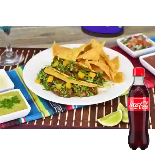 Combo Tacos de Juarez +Cocacola Orig 400ml