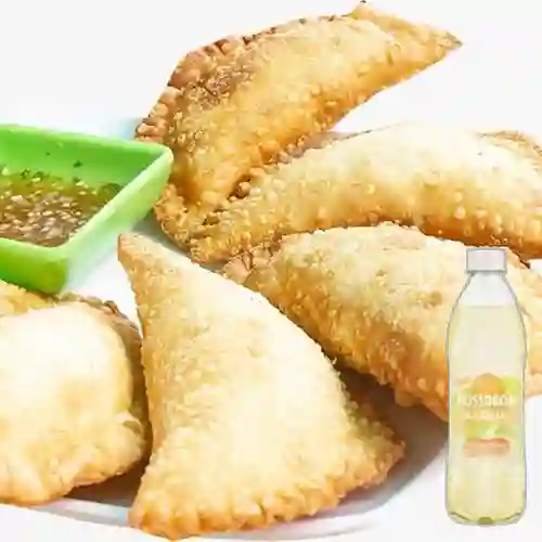 Combo Empanadas X6 + Acqua Frutos Citricos 500 ml