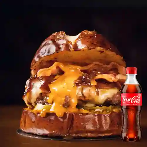 Combo Ko - Ganadora Burger Master 2024 + Cocacola Orig 400 ml