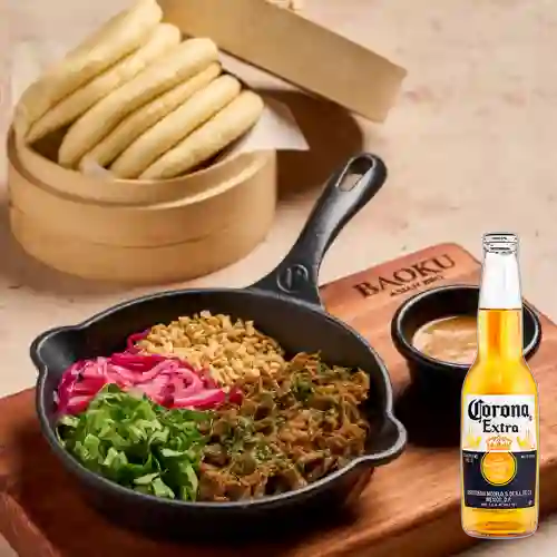 Combo Bao Ten Res Bbq + Corona 330 ml