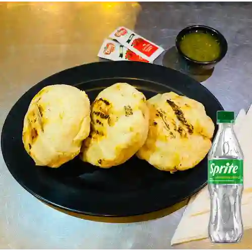 Combo Mixta con Queso + Sprite Original 400ml