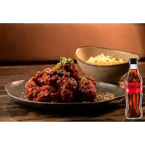 Combo Pollo Picante Nikkei +Cocacola S/az 300ML