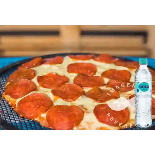 Combo Pizza Pepperoni Personal + B Agua