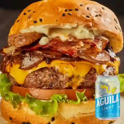 Combo la Del Mes + Cerveza Aguila Light Lta 330ml