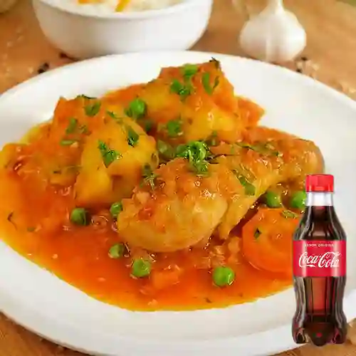 Combo Pollo Sudado + Coca-Cola 250 ml
