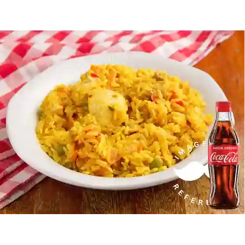 Combo Arroz con Pollo + Gaseosa 400 ml