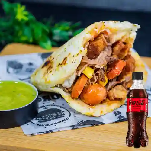 Combo Arepa Paisa + Coca Cola Sin Azúcar 400 ml