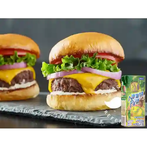 Combo Bigger Clásica + Hit Naranja Piña 200 ml