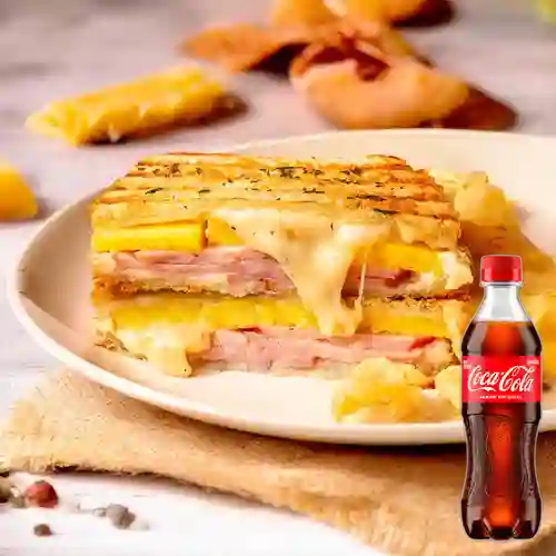 Combo Sándwich Hawaiano + Coca Cola Original 400 ml
