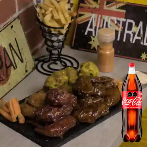 Combo Alitas X20 + Coca Cola Original 1.5 L