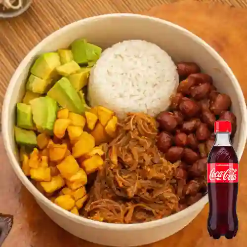 Combo Bowl Caribeño + Coca-Cola Sabor Original 400 ml