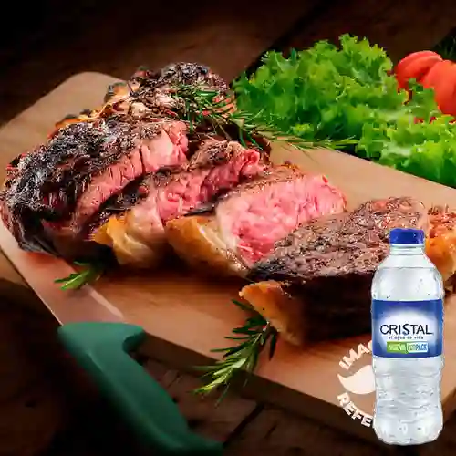 Combo Tipo Rodizio + Cristal Sin Gas 400 ml