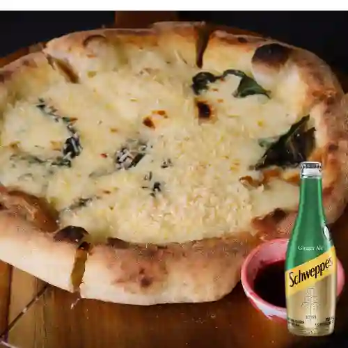 Combo Pizza Cañaveral + Schweppes Ginger Ale 300ML