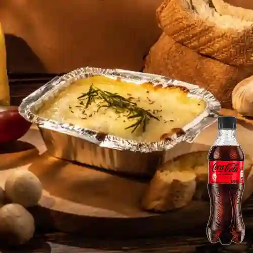 Combo Lasaña Mixta + Coca Cola Sin Azúcar 400 ml