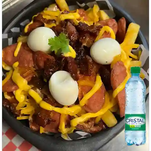 Combo Clásica + Agua con Gas 600ml
