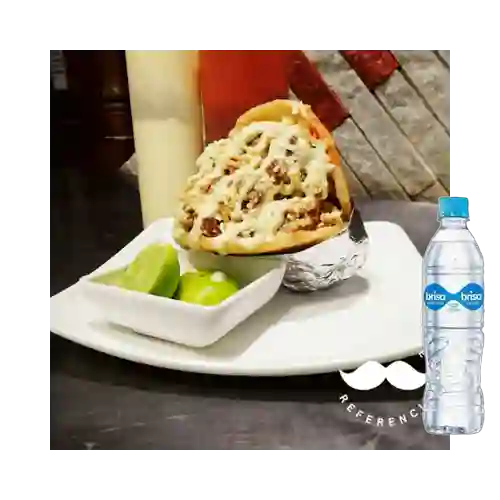 Combo Arepa Mixta + Agua Brisa X600ml