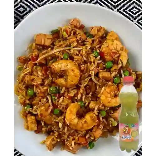 Combo Arroz Chino Personal + Hit Lulo 500 ml