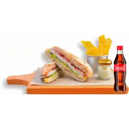 Combo Sándwich de Pavo + Coca Cola Original 300ML