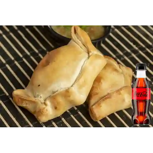 Empanada Argentina de Tocineta +Cocacola ZERO 250ml
