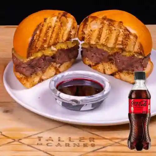 Hamburguesa Taller de Carnes +Cocacola S/az 400ml